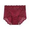 Boda boda bragas rojas mujer suela de algodón crotch ligera extravagancia transpirable cintura alta encaje alto mujer sexy bragas Item Picture